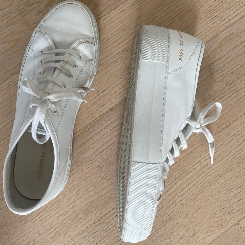 Woman’s Common Project Low Platform Super Sneaker… - image 1